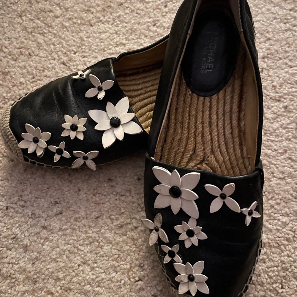 Michael Kors Leather Espadrilles